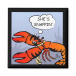Lobsters with Bling Magnet