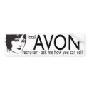 Local Avon Recruiter bumper stickers