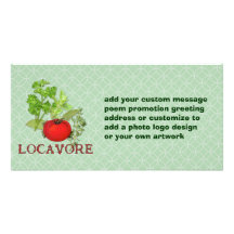 Locavore Customized Photo Card