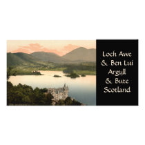 Loch Awe and Ben Lui, Argyll and Bute, Scotland Photo Card Template