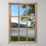 Loch in Scotland from a Window posters