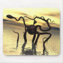 Loch Ness Monster! (water monster) mousepads
