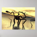 Loch Ness Monster! (water monster) posters