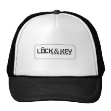 Lock and Key Logo Mesh Hat