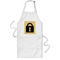 Lock. Top Secret or Confidential Icon. Apron
