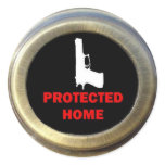 Locked and Loaded Home Security stickers