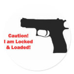 Locked and Loaded Stickers