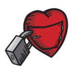 locked heart photo sculptures