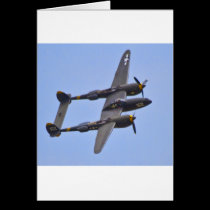 Lockhhe P-38J Lightning  a cards