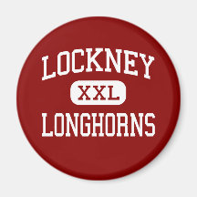 Lockney - Longhorns - High School - Lockney Texas Fridge Magnet