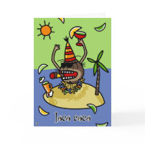 loco coco greeting card