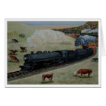 Locomotive by Jim Ivey--Blank Notecard