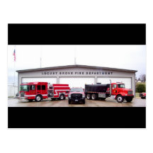 Locust Grove Fire Department - Oklahoma Postcard