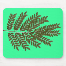 locust leaf mousemat mouse pad