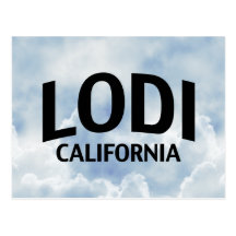 Lodi California Postcard