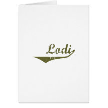 Lodi  Revolution t shirts Greeting Cards