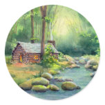 LOG CABIN by SHARON SHARPE stickers