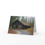 Log Cabin Greeting Card