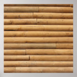 Log Cabin Siding Background Posters