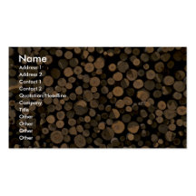 Log cord business card templates