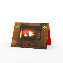 Log on! Holiday card