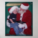 logan and santa poster