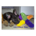 Logan as a puppy, Note Card