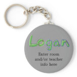 Logan Name Tag Key Chain keychains