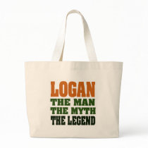LOGAN - the Man, the Myth, the Legend Tote Bag
