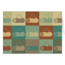 Logging Pop Art Card