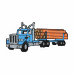 Logging Truck embroidered shirts