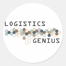 Logistics Genius Sticker