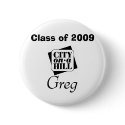 logo, Class of 2009, Greg buttons