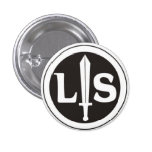 logo lotta studentesca pinback button