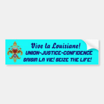 logo Louisiana Important View Notes Below Bumper Stickers