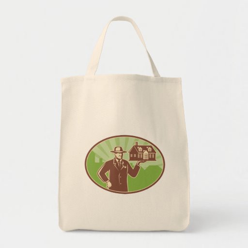 Logo_man_holding_house_EPS10.png Tote Bags