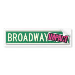 Logo sticker bumper sticker