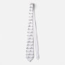 Logo white apparel neckwear