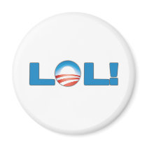 LOL Anti Obama Refrigerator Magnets