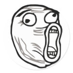 lol face meme humor rofl omg omfg round stickers