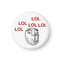 LOL FACE MEME REFRIGERATOR MAGNETS