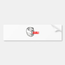 LOL Guy Bumper Stickers