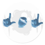 "LOL" in ASL by ASL Wear! stickers