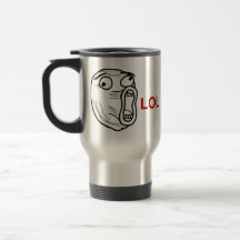 LOL Laugh Out Loud Rage Face Meme Coffee Mugs