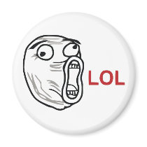 LOL REFRIGERATOR MAGNET