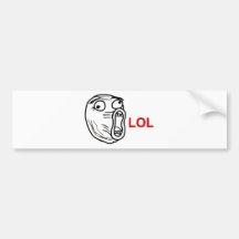 LOL Meme Bumper Stickers