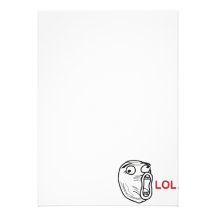 LOL meme Custom Invitations