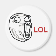 LOL REFRIGERATOR MAGNET