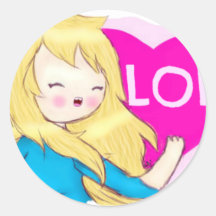 LOL! ROUND STICKER