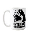 lolcat the internet is serious business mugs